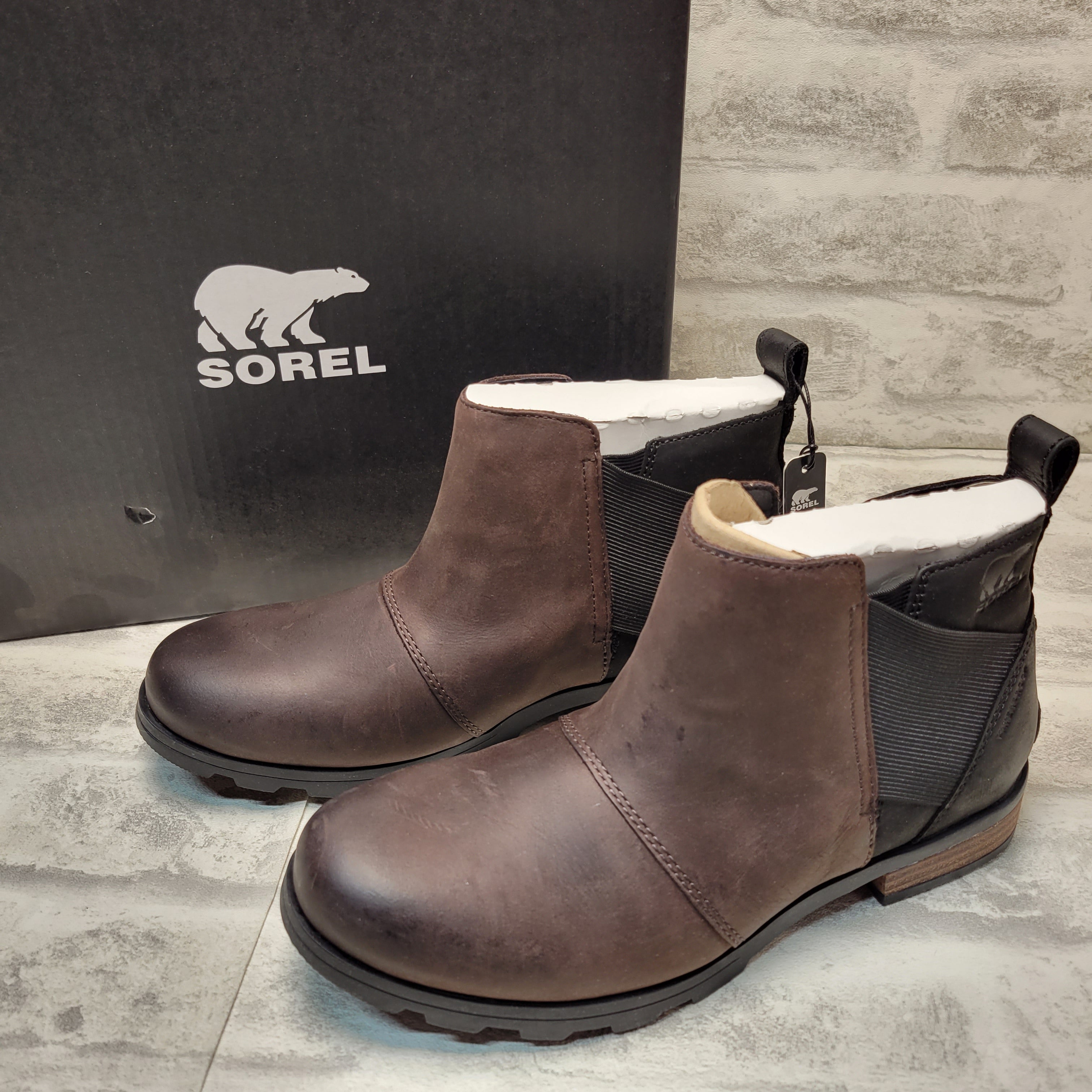 Sorel Women's Chelsea Boots (8.5, Blackened Brown) *READ* (7877164728558)